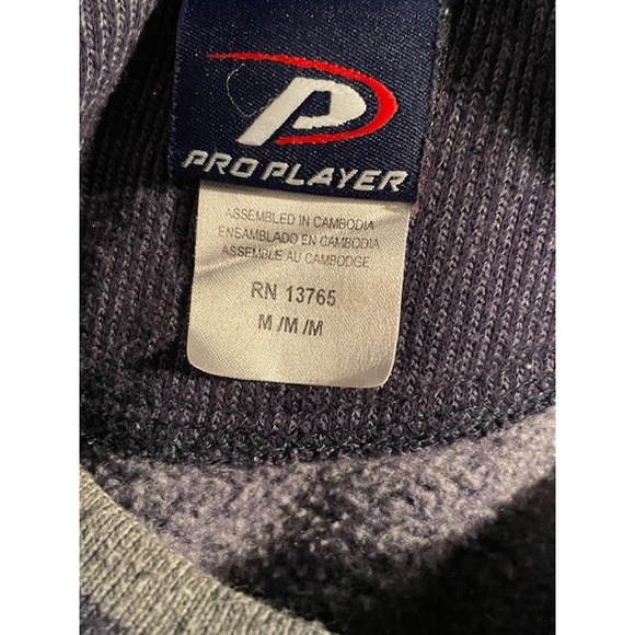 Pro Player Size Medium Chicago Bears Football Sweater Gray - Picture 3 of 3
